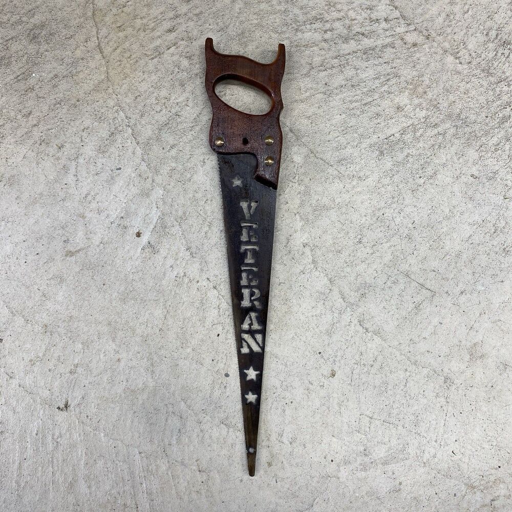 "Veteran" Vintage Handsaw by Succulent Metals Welded Artistry